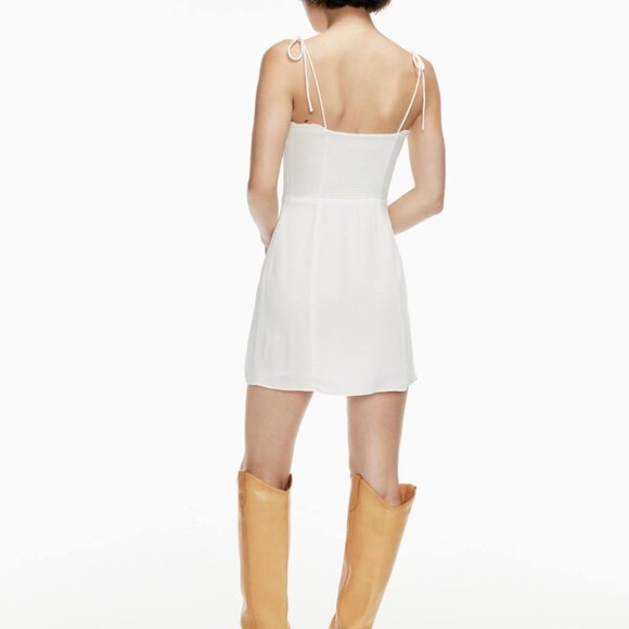 Aritzia Wilfred Fable Dress Sweetheart Bustier Mini Dress Size 0 - Picture 5 of 16